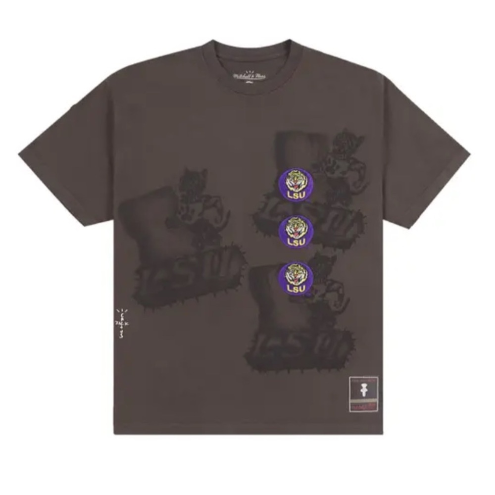 Brown Graphic T-Shirt with LSU Logo